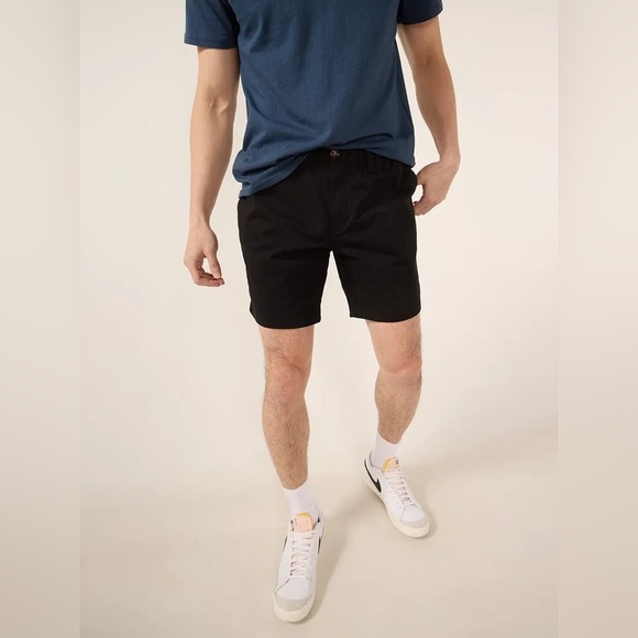 Chubbies The Dark N Stormies 7” shorts elastic waist black Size L - Picture 1 of 9